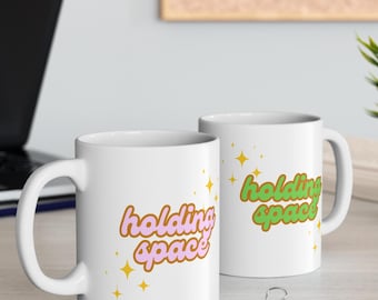 Holding Space Wicked Movie Mug | Defying Gravity lyrics