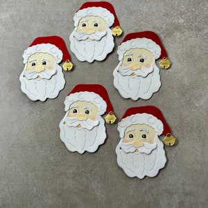 Santa Die Cut Scrapbook DIY Images
