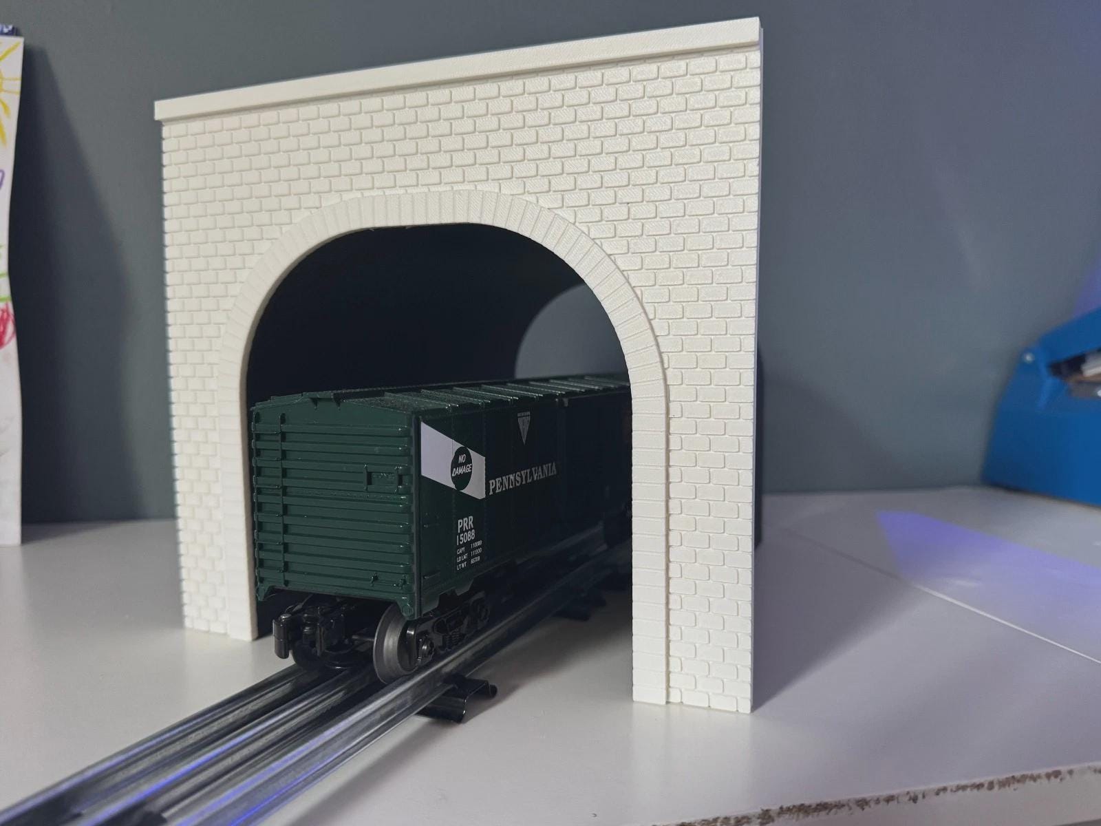 Photo Insert In Train O Gauge Train Tunnel Portal Insert / Tunnel Liner (single) - Etsy