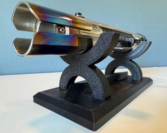 Expositor de sables de luz: recuerdos negros de Star Wars