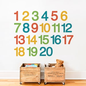 Number Wall Decals - Wall Sticker