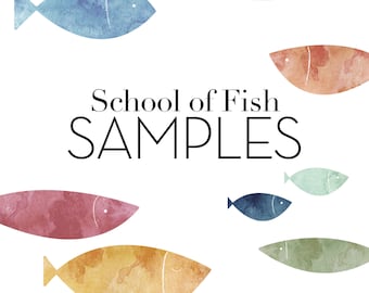 School of Fish - SAMPLE SWATCHES