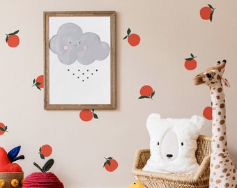 Orange Fruit Wall Decal