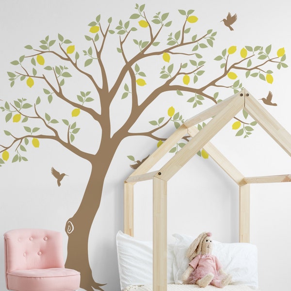 Lemon Wall Decals Etsy