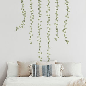 Hanging Vine Garland Wall Decal, Crib Wall Decals, Baby Nursery and Home Decals