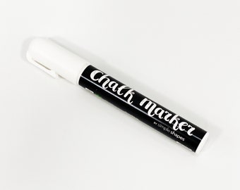 Chalk Ink - Chalkboard Marker - Chalk - Chickarts - White 6mm - White Chalk Marker