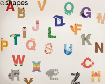 Alphabet - Peel and Stick Wall Sticker