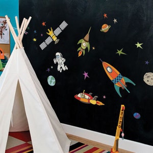 Outer Space Peel and Stick Wall Sticker image 1