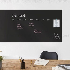 Chalkboard Wall Decal, Chalkboard Decal Sheet, Large Chalkboard Wall Decal, Chalkboard Wall
