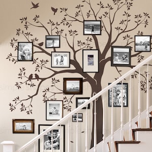 Staircase family Tree Wall Decal Tree Wall Decal Sticker image 1