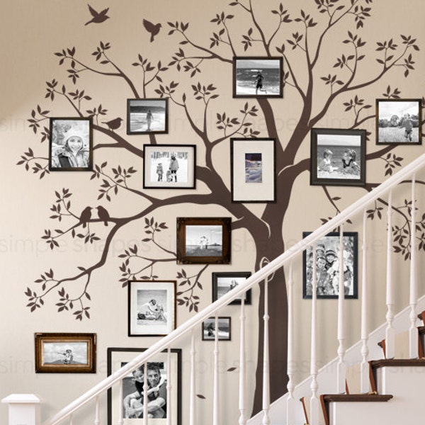 Staircase family Tree Wall Decal  Tree Wall Decal Sticker