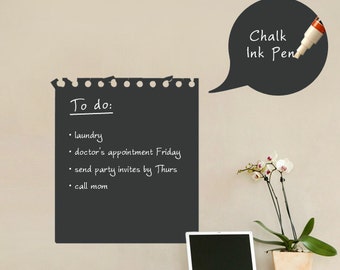 Memo - Chalkboard Decal - Modern Vinyl Wall Decal