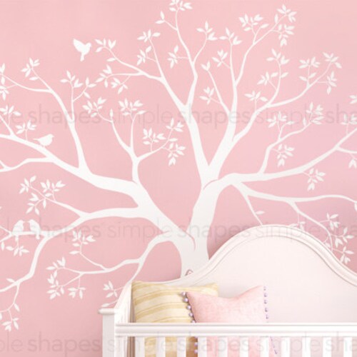 Organic Giant Family Tree Wall Decal Tree Wall Decal Sticker Etsy Canada