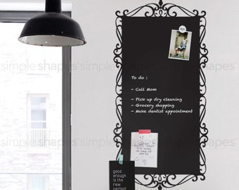 Elegant Chalkboard Wall Decal: Extra Large Chalkboard Sticker