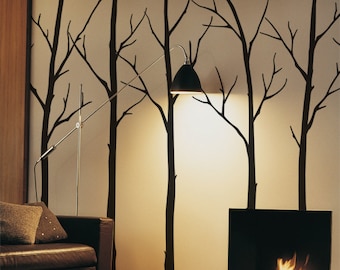 Wall Decals Living room Tree Wall Decals Sticker Set Large tree wall decal