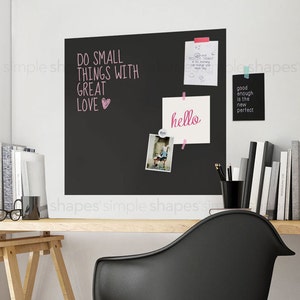 Chalkboard Wall Decal, Chalkboard Square, Chalkboard Wall Square, Blackboard Wall Sticker