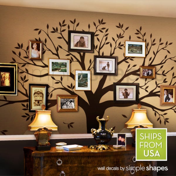Wall Decals Murals Tree Wall Decal, family Tree Wall Decal Sticker - Living Room Wall Decals - wall graphic