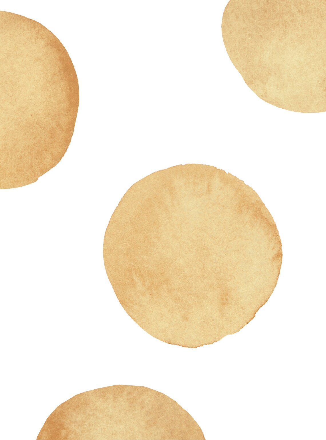 Watercolor Dots Wall Stickers Gold Irregularshaped Dots Etsy Israel