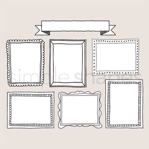 Kids Art Display Frames Photo Frames Wall Stickers Peel and Stick image 3