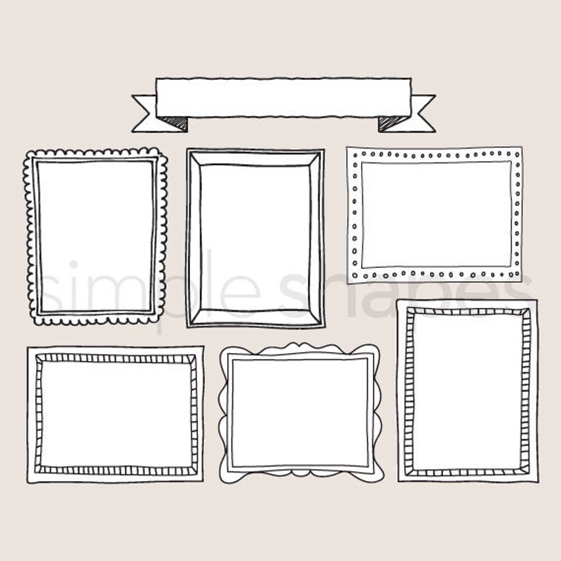 Kids Art Display Frames Photo Frames Wall Stickers Peel and Stick image 3