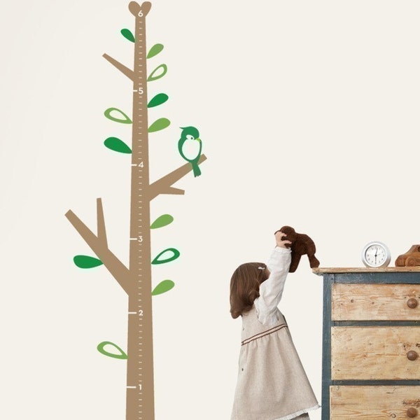 Growth Chart Decals Etsy