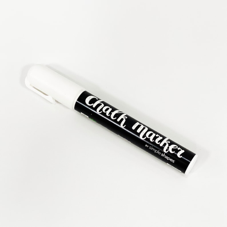 Chalk Ink Chalkboard Marker Chalk Chickarts White 6mm White Chalk Marker image 1