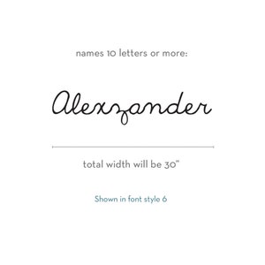 Personalized Name Lettering Decal image 4
