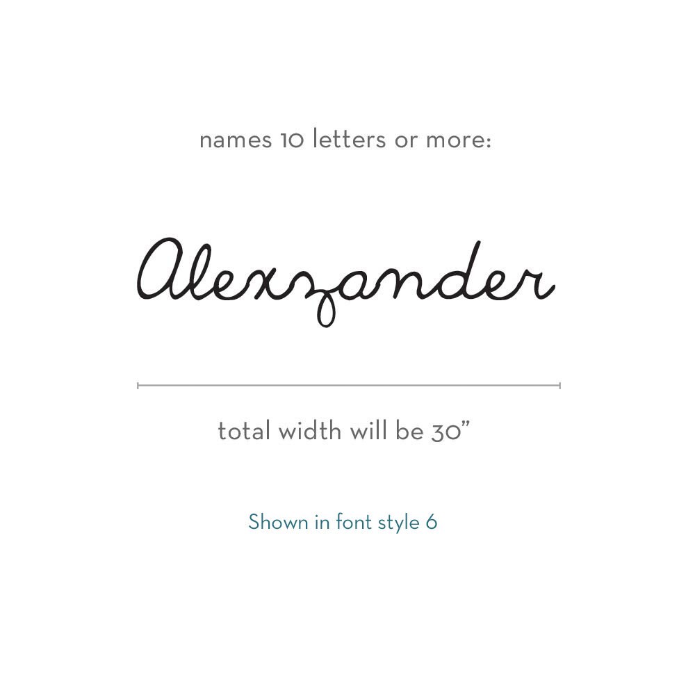 Customize Name Lettering Personalized Name Lettering Decal - Etsy