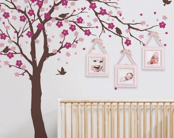 Tree Wall Decals - Cherry Blossom Tree Decal -  Ceiling Style - LARGE Wall Decal