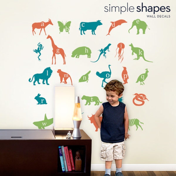 Wall Decals - Alphabet Animals