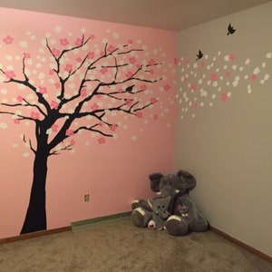 Wall Decals Cherry Blossom Tree Elegant Style LARGE Wall Decal image 10