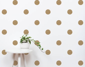 Muurstickers met getextureerde stippen: vinylstickers van 3 inch, kamerdecoratie
