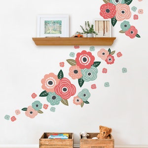 Kids Flower Wall Sticker -W1141