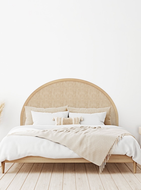 Etsy sale rattan headboard