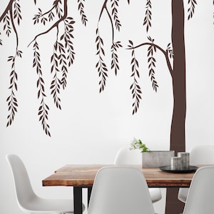 Leafy Weeping Willow Tree Decal image 4