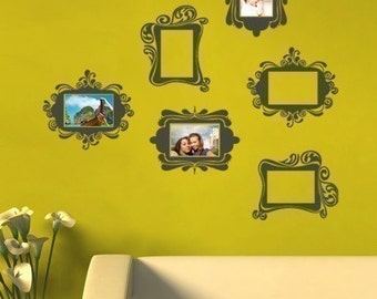 Vintage Photo Frames - Vinyl Wall Sticker