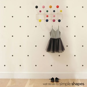 Polka Dot Decals - 2 inch dots - round circle stencil sticker