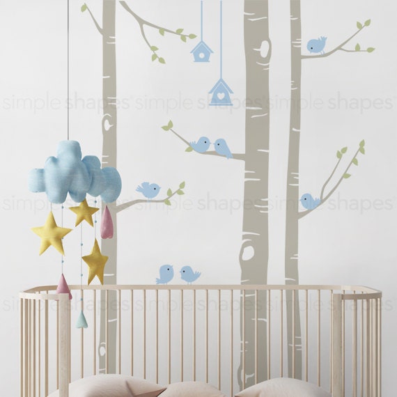 bird wall decals for nursery