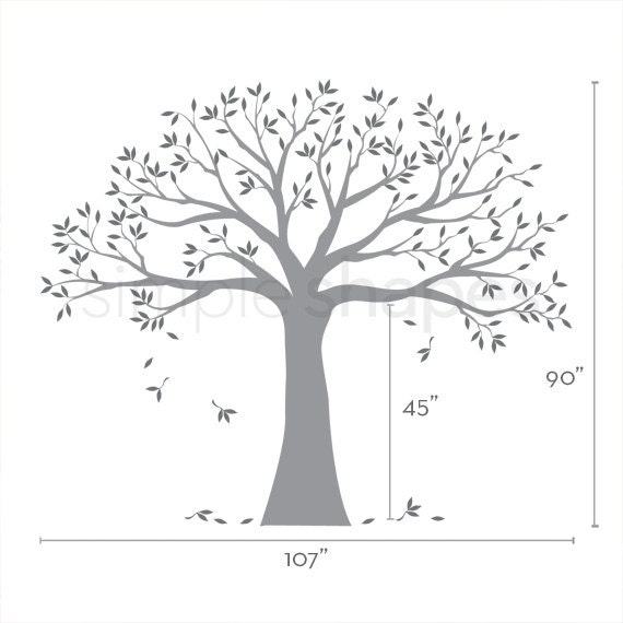 Wall Decals Living Room Wall Decals Bedroom Family Tree Decal Etsy