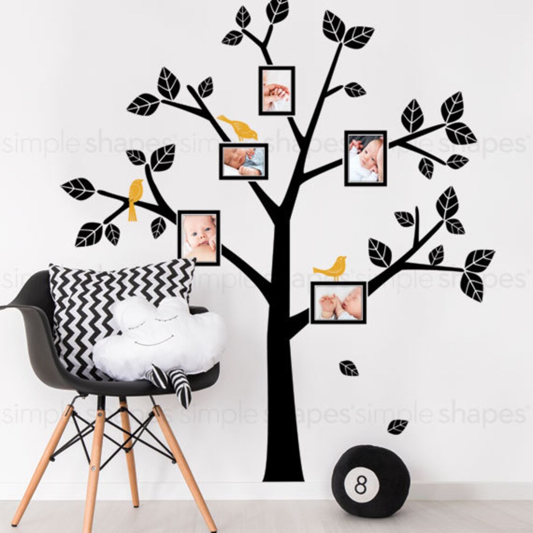 Family Tree Decals Kids Wall Decals Nursery Simple Modern Family Tree
