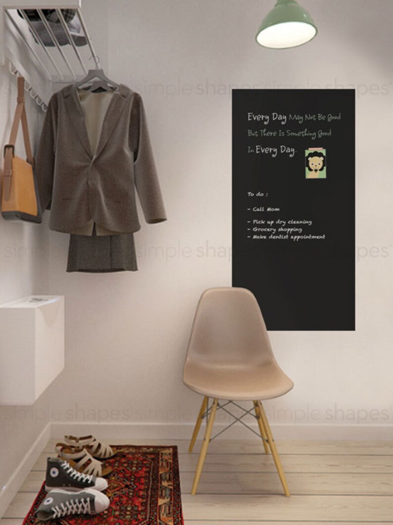 Chalkboard Wall Decal Chalkboard Decal Sheet Large Etsy