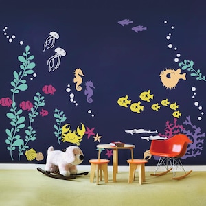 Under the Sea Wall Decal Collection: Kids Nursery Decor