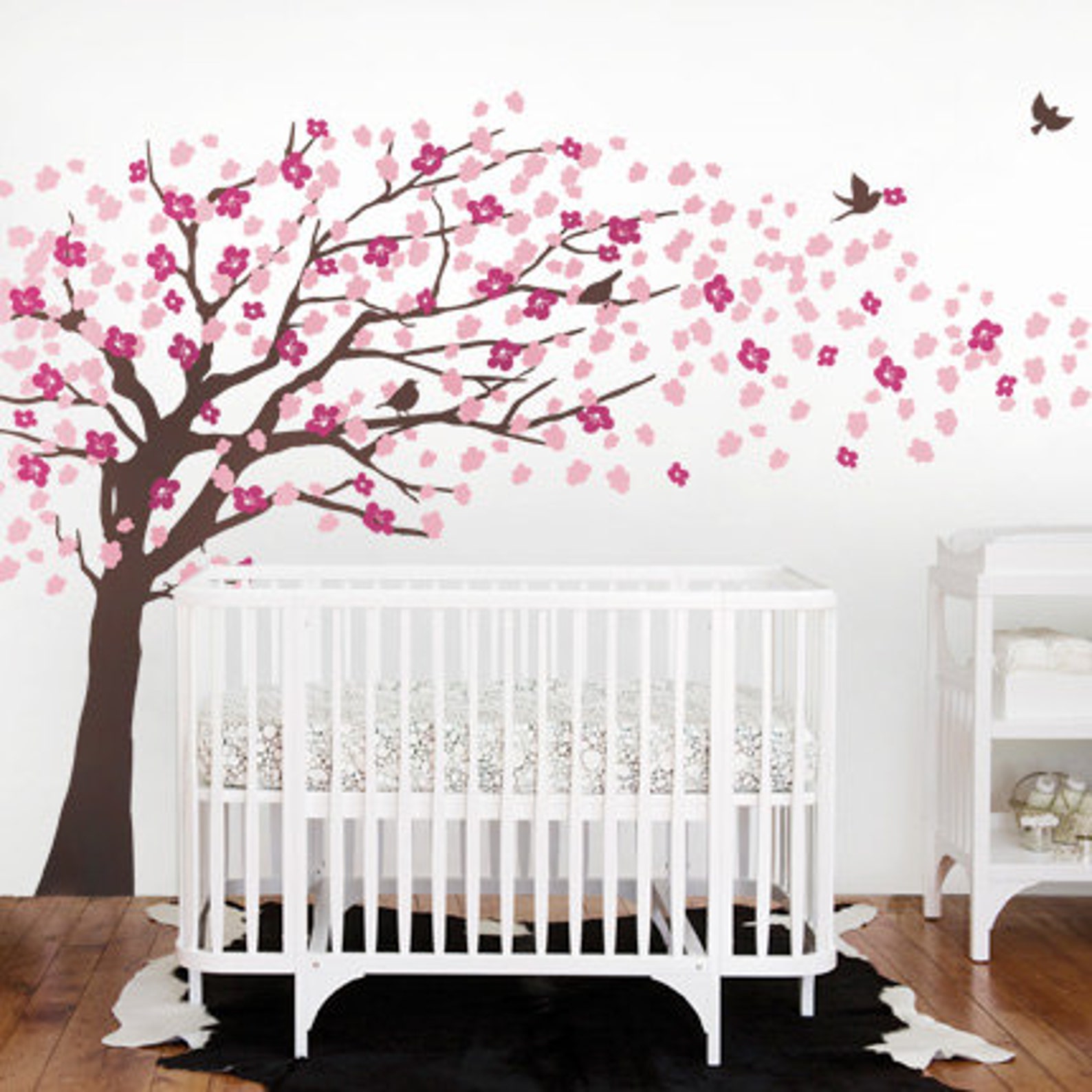 Wall Decals Cherry Blossom Tree Elegant Style LARGE Wall Etsy