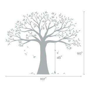 Wall decal, Family Tree Wall Decal Photo frame tree Decal Family Tree Wall Sticker Living Room Wall Decals wall graphic image 3