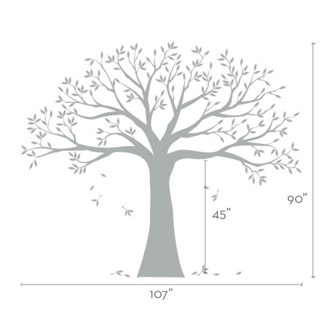 Wall Decals Kids Wall Decals Nursery Family Tree Decals for Etsy