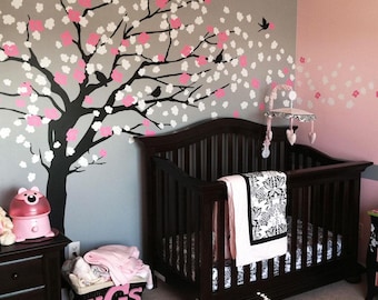 Wall Decals - Cherry Blossom Tree - Elegant Style - LARGE Wall Decal