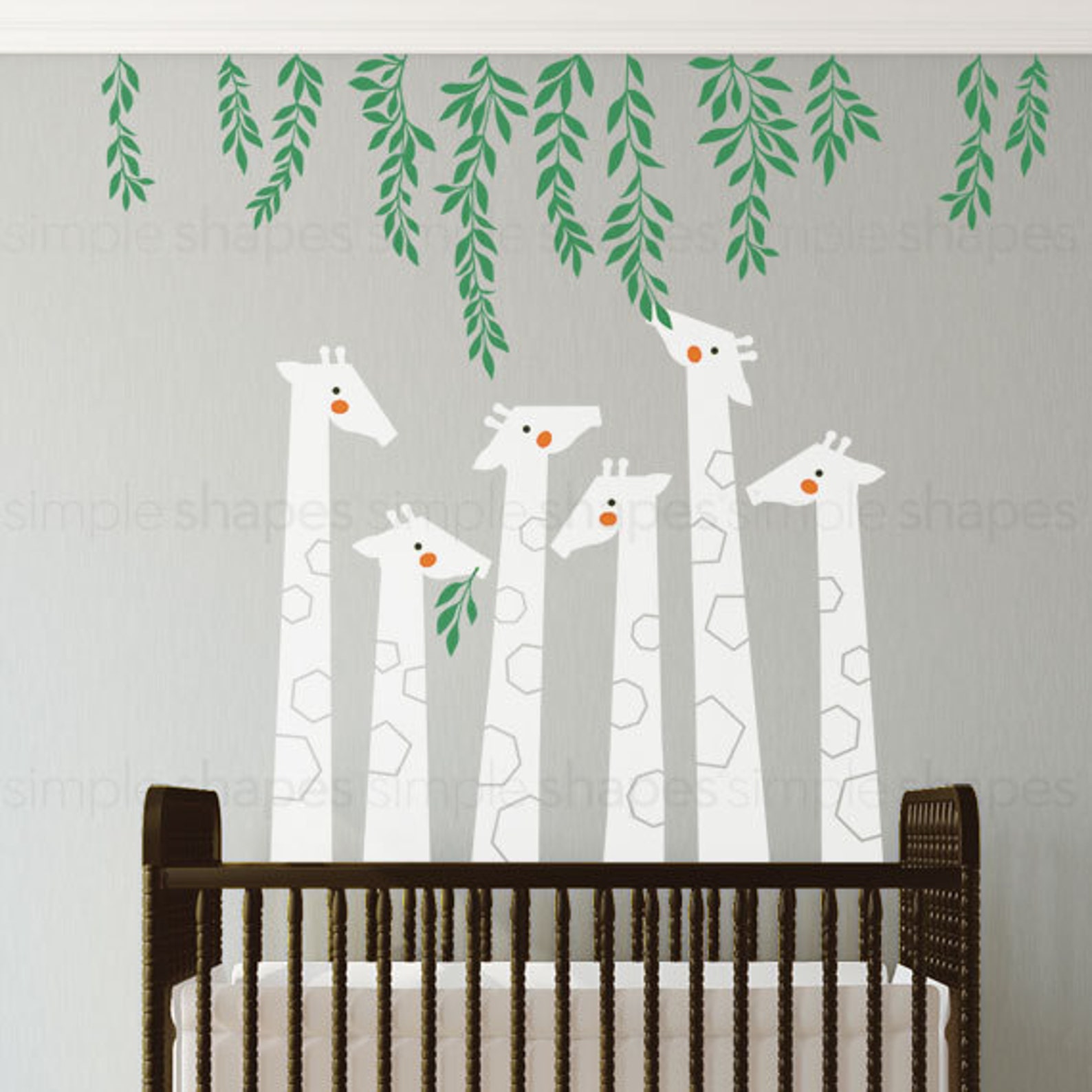 Giraffe Wall Decal Baby Nursery Designs Nursery Wall Decals Etsy