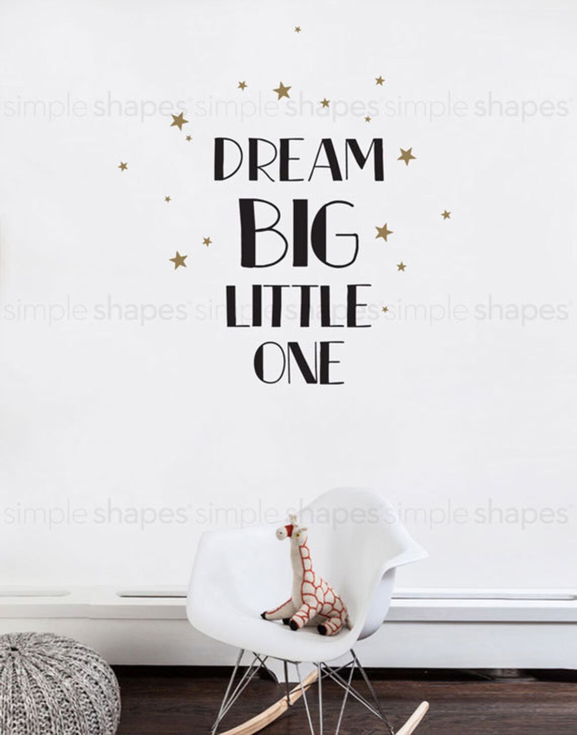 Dream Big Little One Quote Lettering Wall Decal for Your Child - Etsy