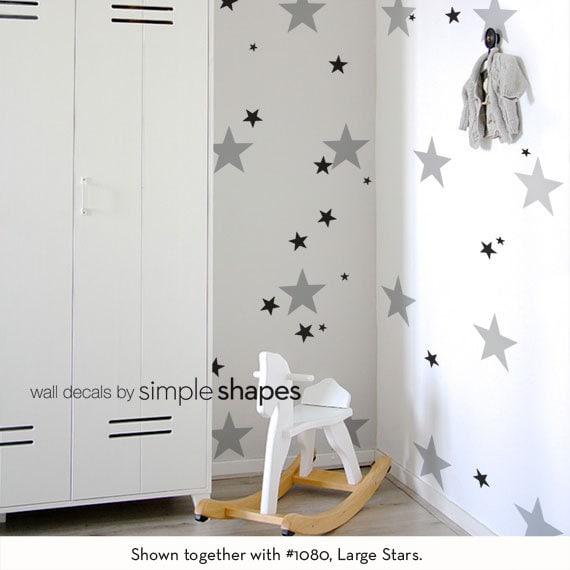 Small Stars Kids Vinyl Wall Sticker Etsy