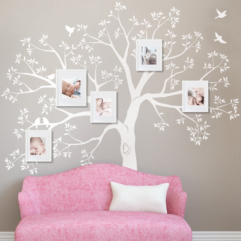 Staircase family Tree Wall Decal Tree Wall Decal Sticker Scheme C